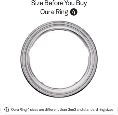 Alternative view of Oura Ring 4 - Smart Ring Health & Fitness Tracker