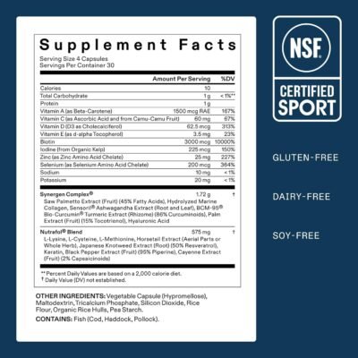 Alternative view of Nutrafol Men Hair Growth Supplements, Clinically Proven Nutraceutical Capsules for Visibly Thicker & Stronger Hair, Ages 18-49