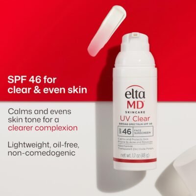 Alternative view of EltaMD UV Clear Facial Sunscreen SPF 46 - Broad-Spectrum Oil-Free Formula with Niacinamide & Zinc Oxide