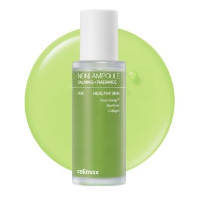 celimax Noni Energy Ampoule, Hydrating & Soothing Serum with Noni Extract, Panthenol & Collagen for Fine Lines & Radiance