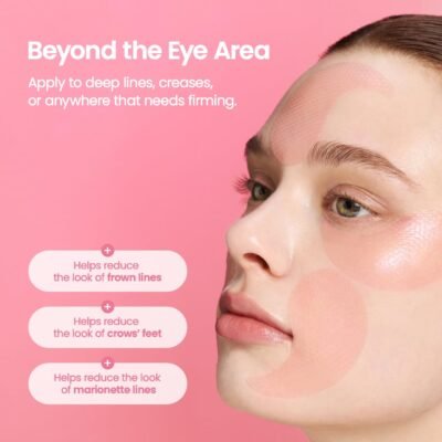BIODANCE Hydrogel Eye Patches for Under Eye, Collagen Peptide Anti-Wrinkle & Fine Lines Patches - Image 5