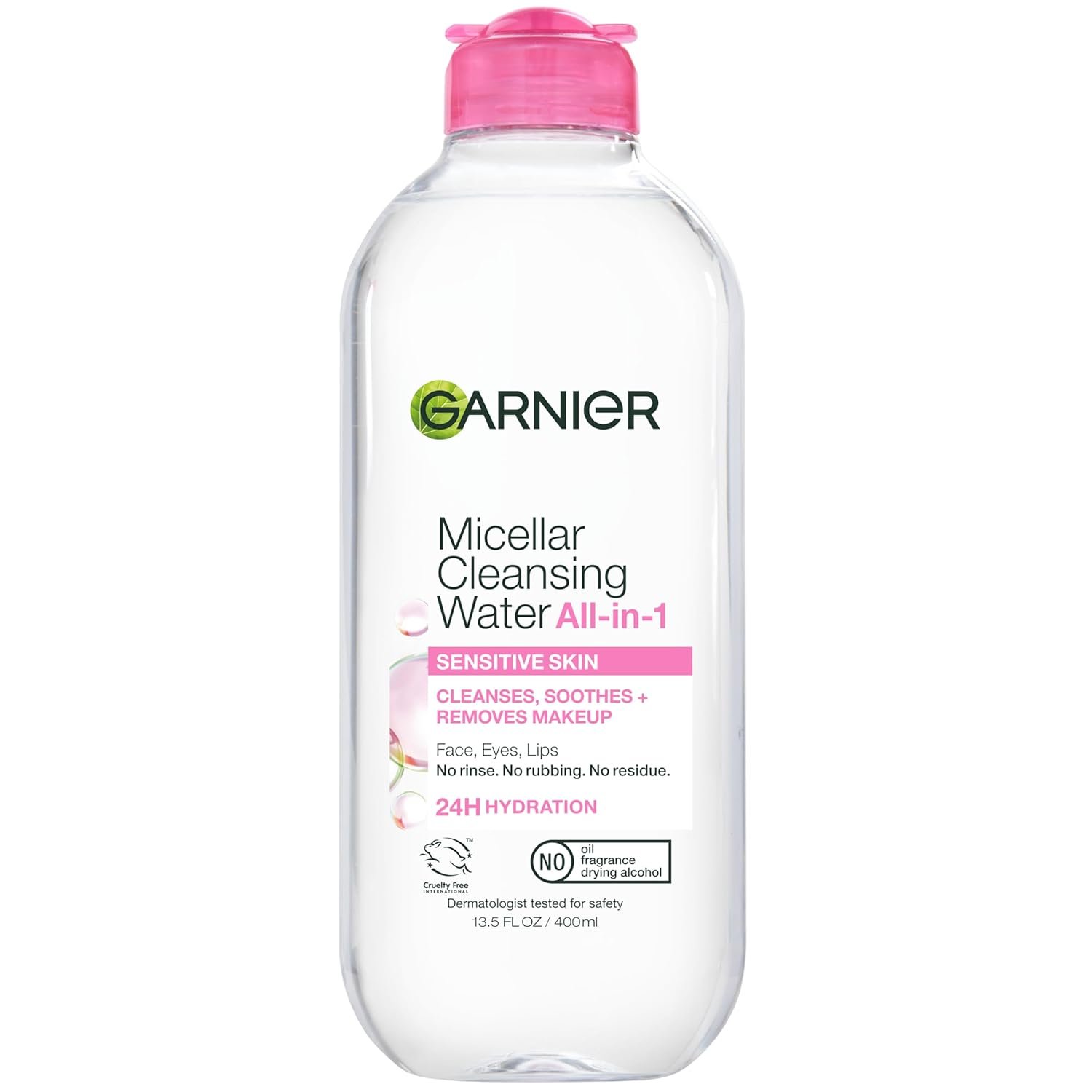 Garnier SkinActive Micellar Cleansing Water, Hydrating Facial Cleanser & Makeup Remover