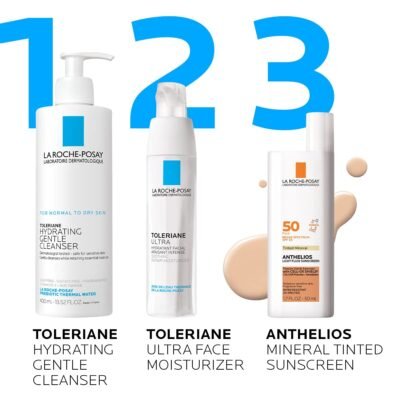 La Roche-Posay Anthelios Mineral Light Fluid Sunscreen SPF 50 for Face, 100% Mineral Broad Spectrum Protection - Image 10