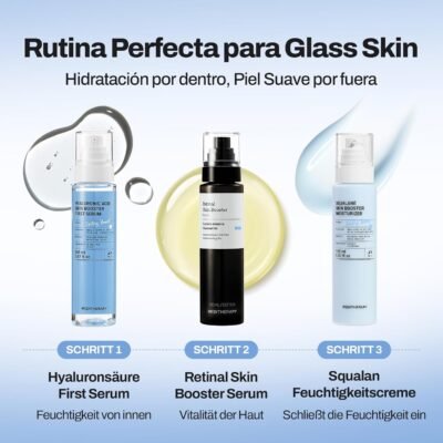 MEDITHERAPY Retinal Skin Booster Serum with Retinaldehyde, Niacinamide & Cica, Korean Hydrating Face & Body Serum for Dull & Uneven Skin - Image 6