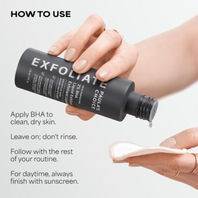 Paula's Choice SKIN PERFECTING 2% BHA Liquid Exfoliant, Gentle Salicylic Acid Facial Exfoliator for Blackheads, Enlarged Pores & Fine Lines - Image 6