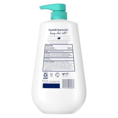 Dove 24hr Lotion Antibacterial Body Wash with Pump, Eliminates 99% of Bacteria & Protects Skin from Dryness - Image 2