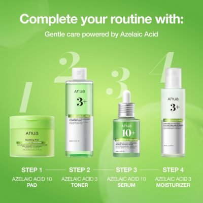 Anua Azelaic Acid 10 Hyaluron Redness Soothing Serum, Lightweight Blemish & Oil Care Facial Serum - Image 10