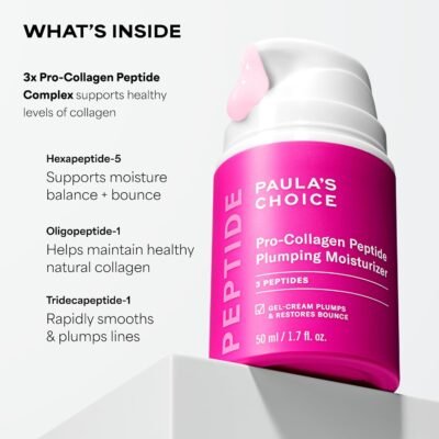 Paula's Choice Pro-Collagen Peptide Plumping Face Moisturizer, Daily Gel-Cream for Fine Lines, Loss of Firmness & Deep Hydration - Image 9