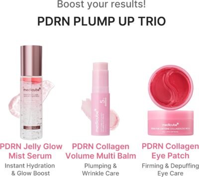 medicube PDRN Pink Collagen Volume Multi Balm Stick, Plumping & Radiance Line Care for Face & Body - Image 8