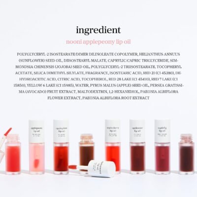 NOONI Korean Lip Oil, pH Color-Changing Plumping Lip Gloss with 24HR Hydration & Natural Glossy Finish - Image 11