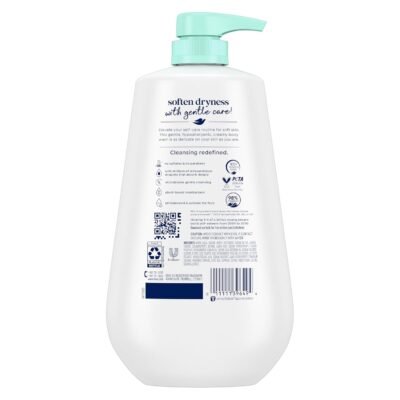 Dove 24hr Lotion Body Wash Sensitive Skin with Pump, Hypoallergenic Body Wash with MicroMoisture Technology for 24-Hour Hydration - Image 2