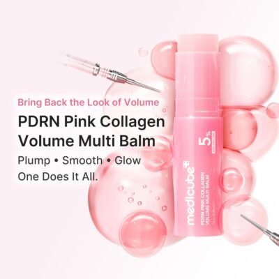 medicube PDRN Pink Collagen Volume Multi Balm Stick, Plumping & Radiance Line Care for Face & Body - Image 2