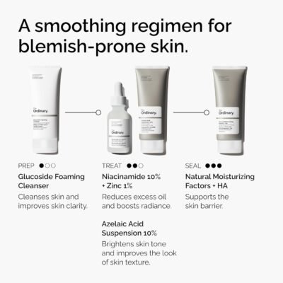 The Ordinary Azelaic Acid Suspension 10%, Multifunctional Brightening Cream-Gel Formula for Uneven & Blemish-Prone Skin - Image 5