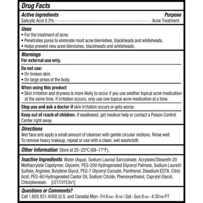 Paula's Choice CLEAR Pore Normalizing Acne Facial Cleanser, Salicylic Acid Face Wash for Clogged Pores, Redness & Blackhead-Prone Skin - Image 5