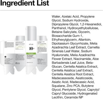 Anua Azelaic Acid 10 Hyaluron Redness Soothing Serum, Lightweight Blemish & Oil Care Facial Serum - Image 11